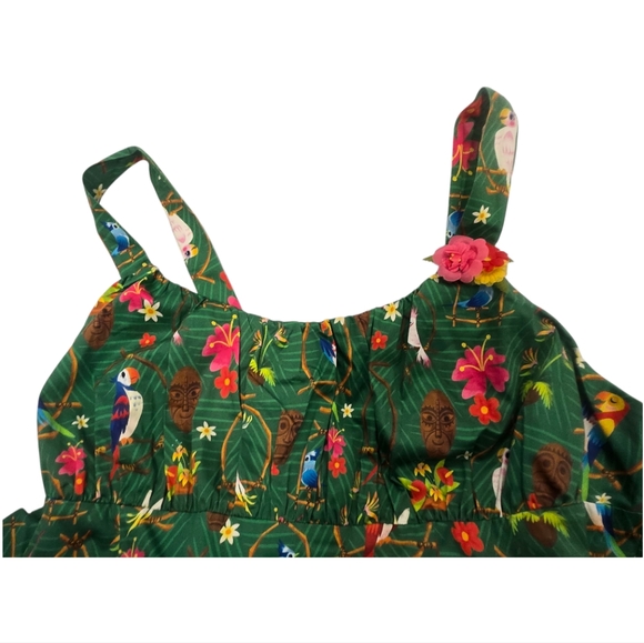 Authentic NWT  DISNEY Merch Women’s Enchanted Tiki Room Dress - Size 3X - Picture 3 of 16
